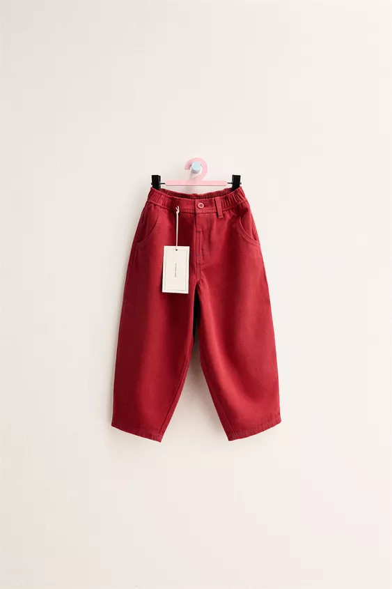 ZARA TIMELESS - balloon twill TROUSERS | Zara UK