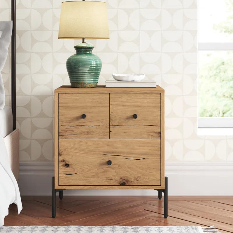 Calafia Solid Wood Nightstand | Wayfair North America