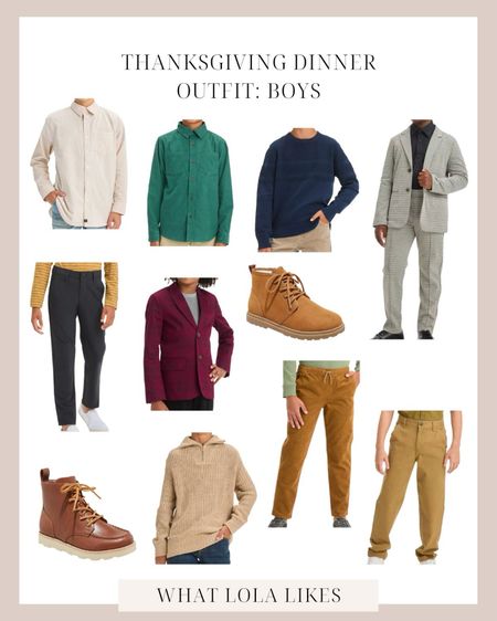 Thanksgiving dinner outfit inspo for the boys!

#LTKparties #LTKkids #LTKHoliday