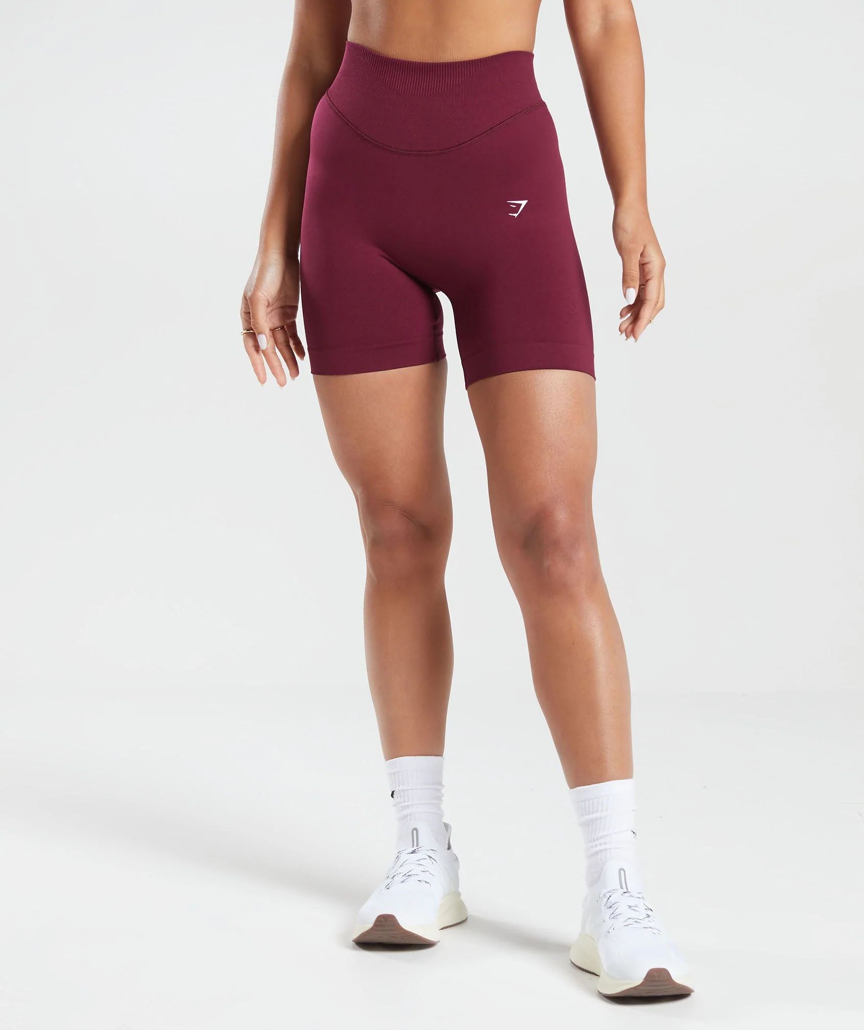 Sweat Seamless Shorts Plum Pink | Gymshark US