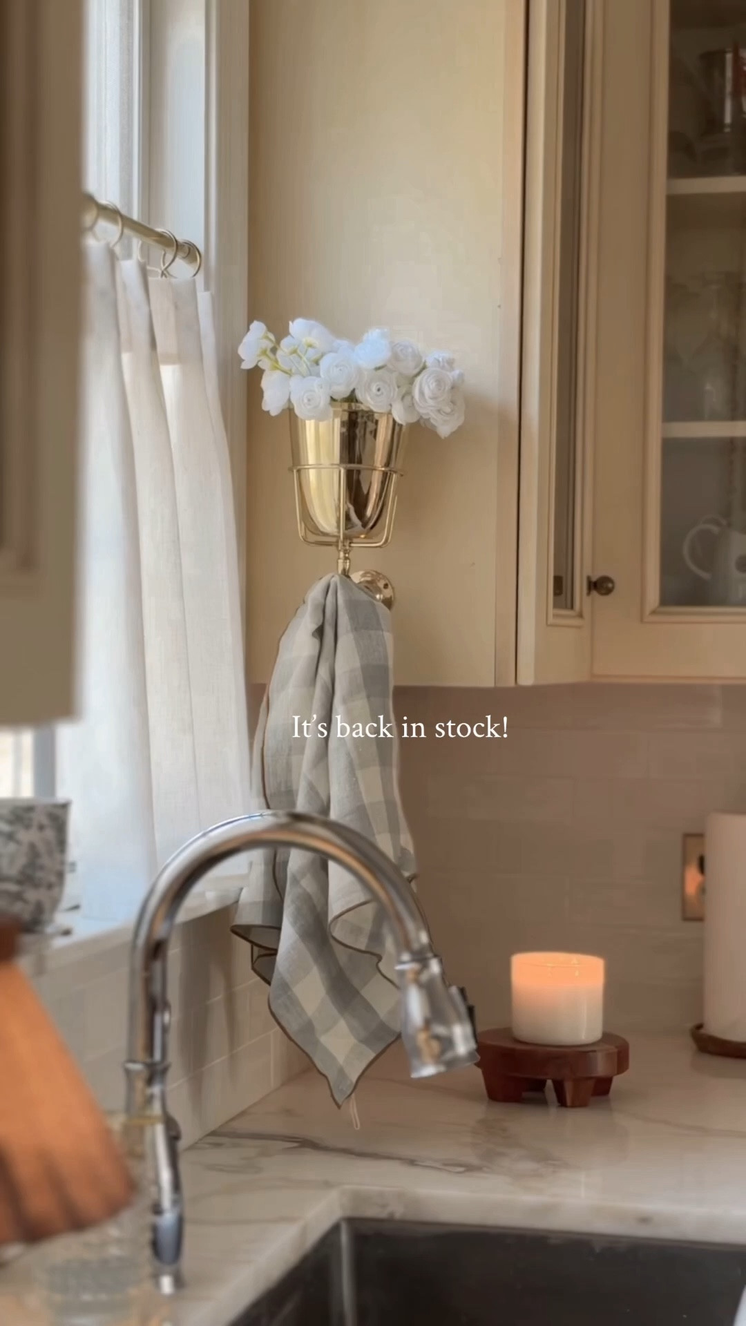 I think I check the status of this wall vase daily and it is finally back and stock! It’s a bit pricier but worth every penny. 

Our dog likes to steal our dish towels if they are anywhere in reach. I needed to hang them high. For once, I outsmarted our dog

(Also linking a look for less on Amazon. I’ll update you once I get it and compare the two)

#LTKHome