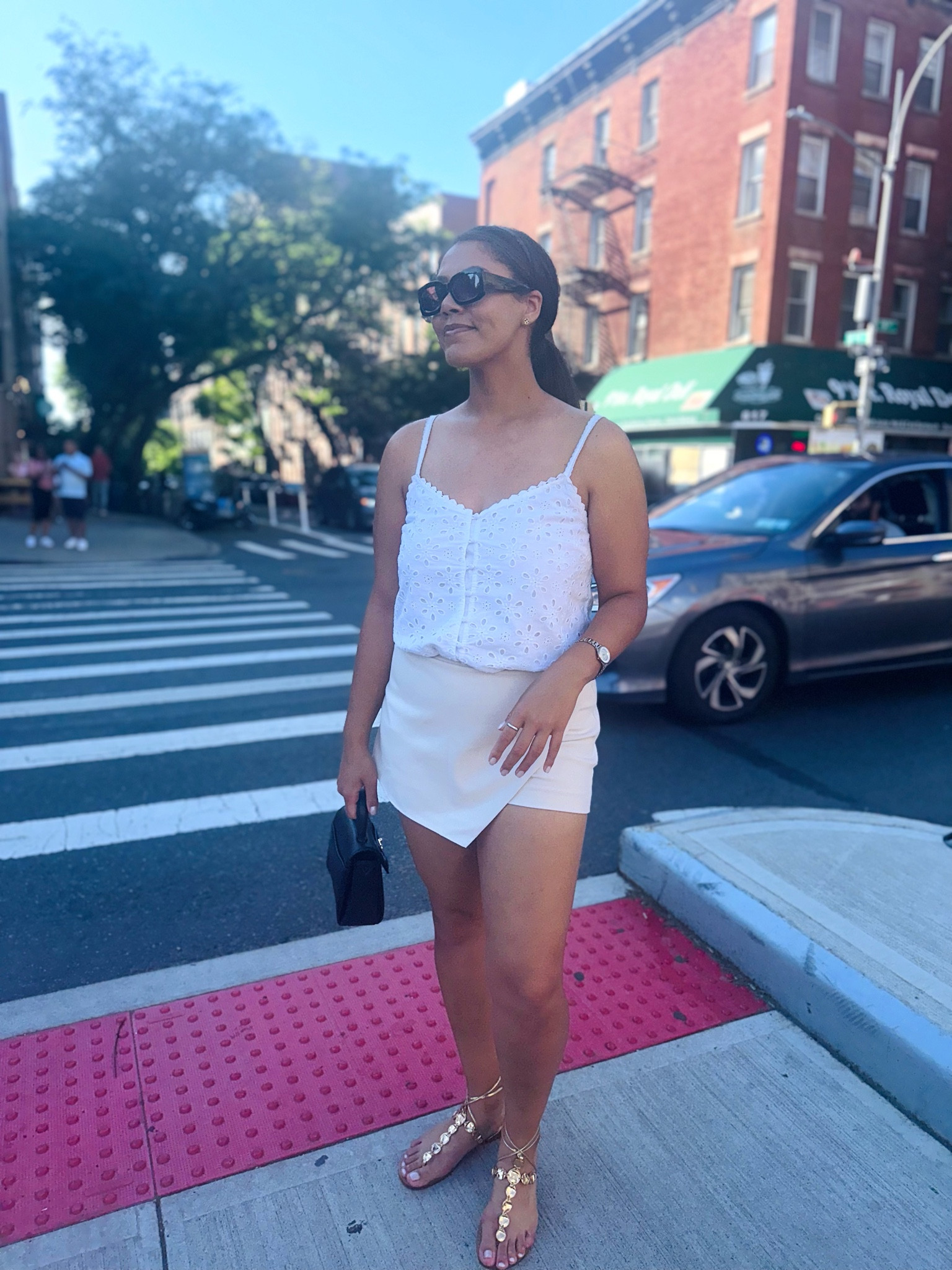 Neutral spring outfit idea for women #gladiatorshoes #sandals #skort #chicstyle #aritzia 

#LTKsalealert #LTKstyletip #LTKshoecrush