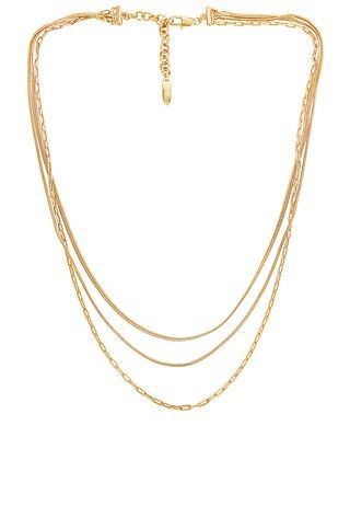 Luv AJ The Chandon Multi Chain Necklace in Gold from Revolve.com | Revolve Clothing (Global)
