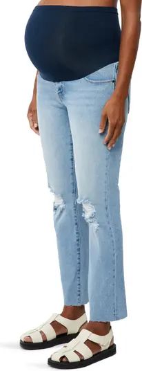 A PEA IN THE POD Articles of Society Rene Distressed Ankle Maternity Jeans | Nordstrom | Nordstrom