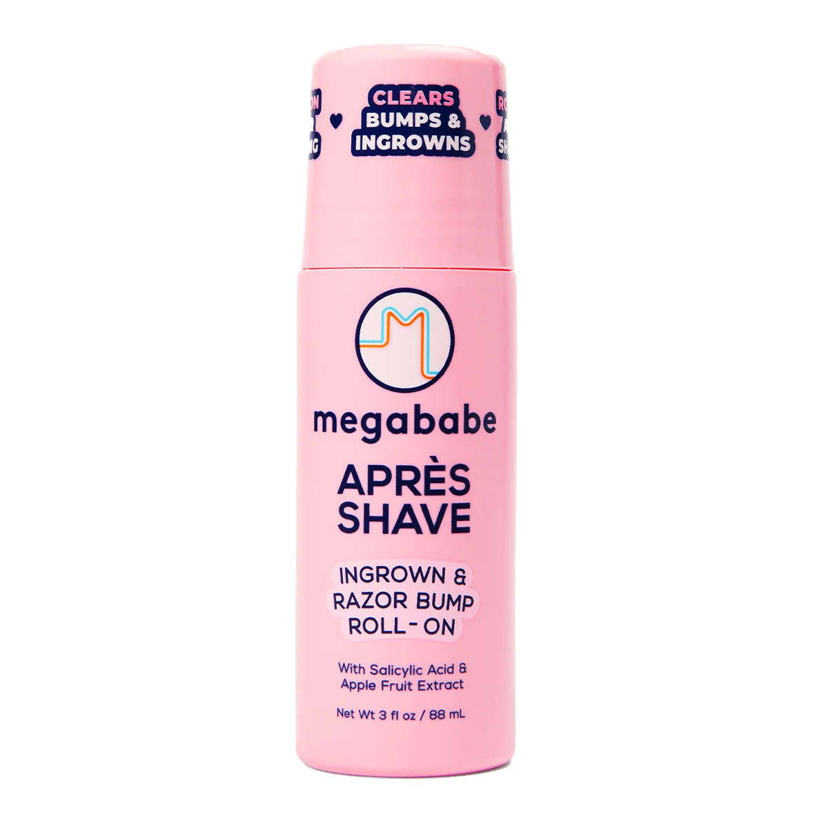 Megababe Après Shave, Ingrown Hair & Razor Bump Liquid Roll-on Treatment, 3 fl oz | Walmart (US)