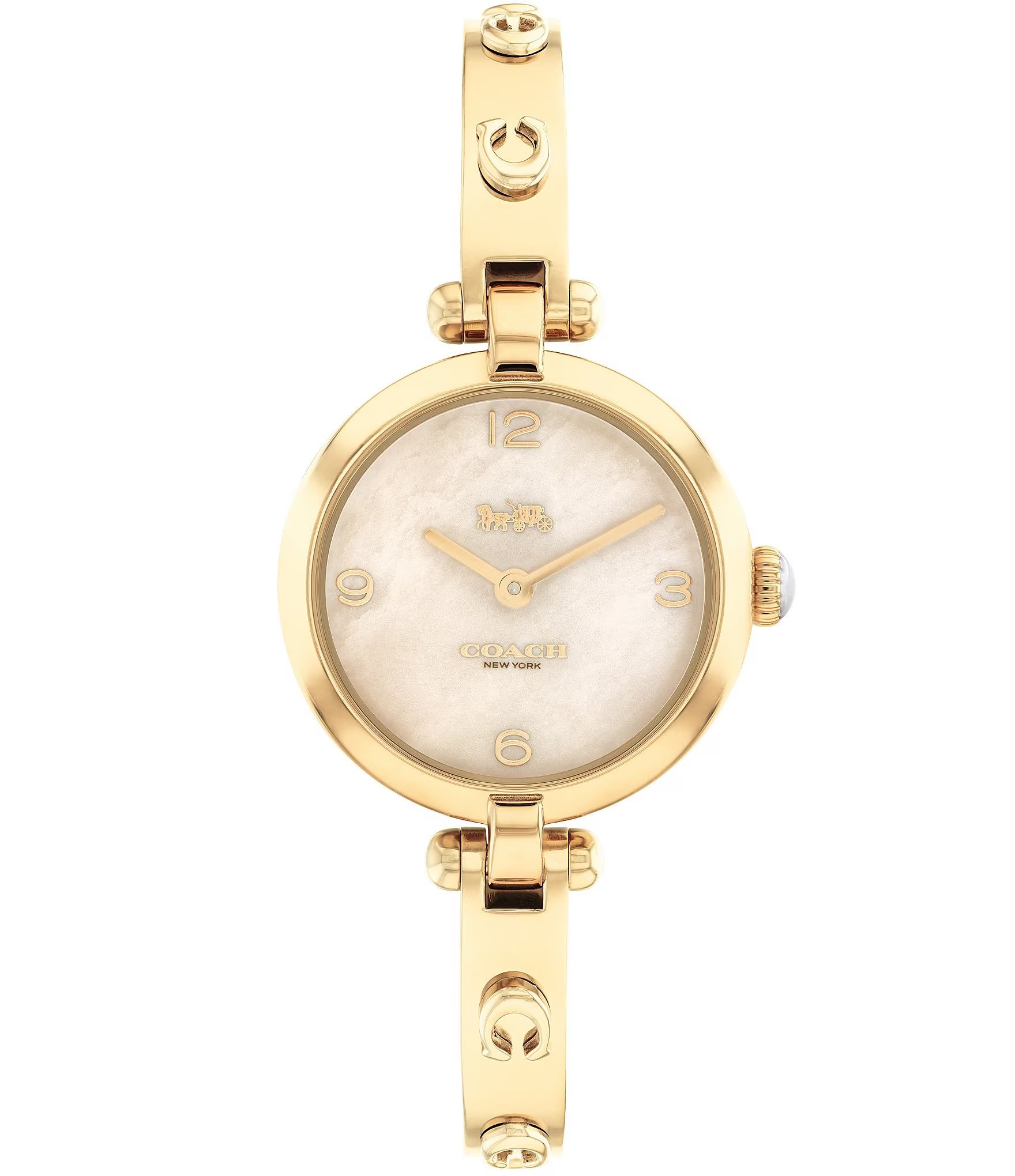 Women's Cary Quartz Analog Gold Bangle Bracelet Watch | Dillard's