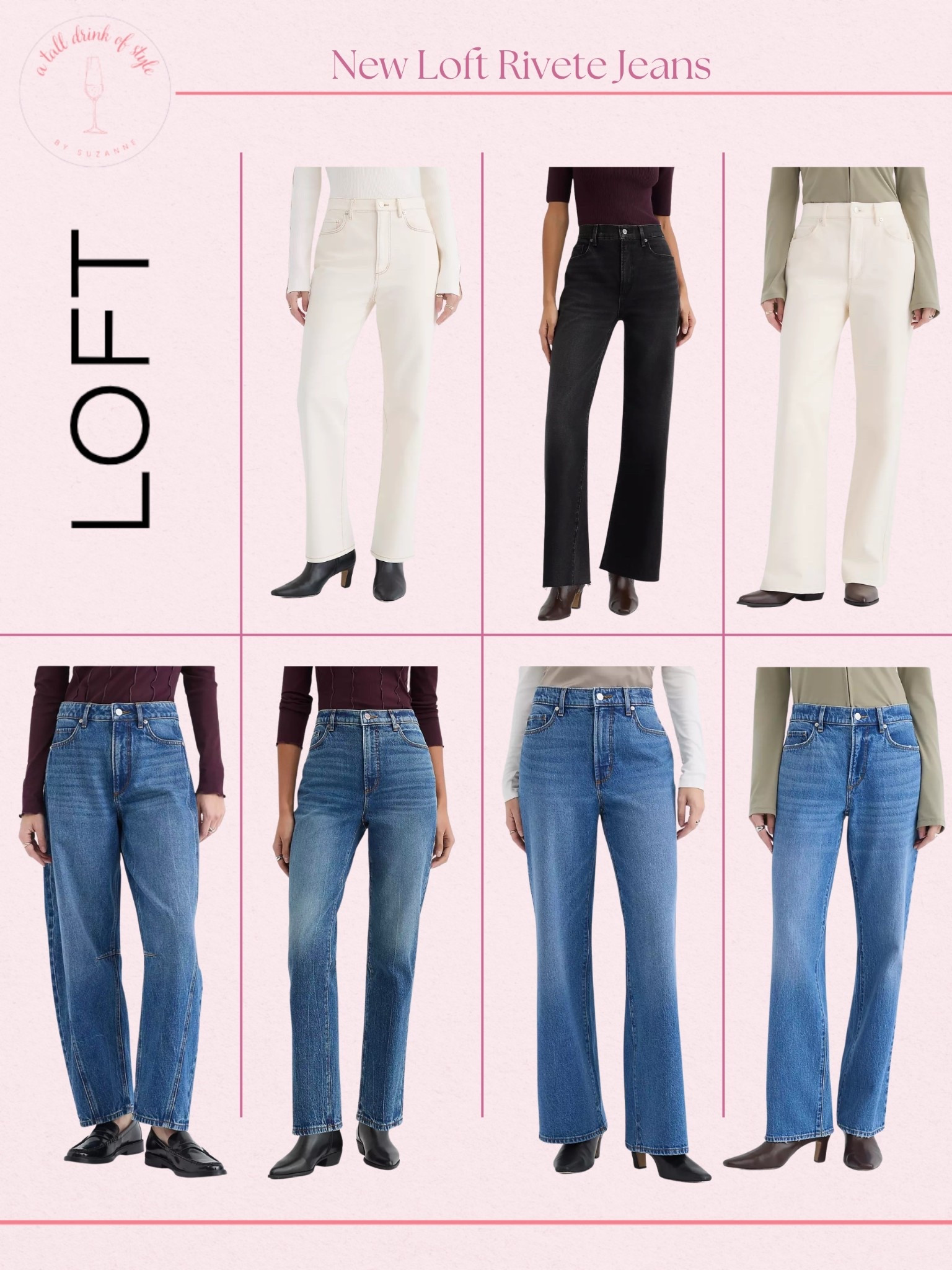New Loft Rivete Jeans 

Tall girl friendly jeans to take you into spring! 

#LTKOver40 #LTKSeasonal #LTKTall