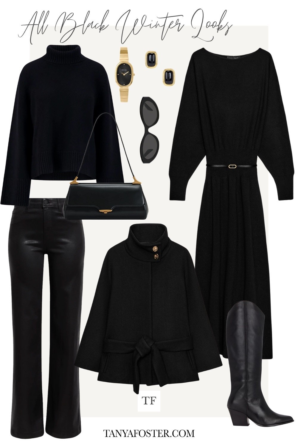 All black winter style 

#LTKootd #LTKSeasonal