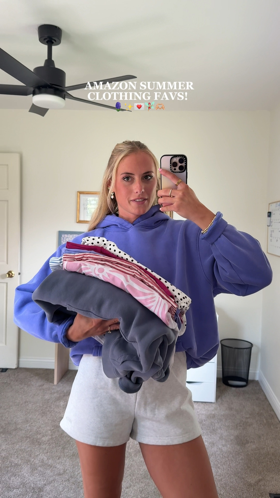 Amazon Prime Day Summer fashion favorites try on haul! 🪻🧚🏼‍♀️✨🫐 Smalls in everything besides the floral t shirt and crewneck which are both XL :) #founditonamazon #amazonpartner #liketkit @shop.ltk @Amazon @Amazonfashion
