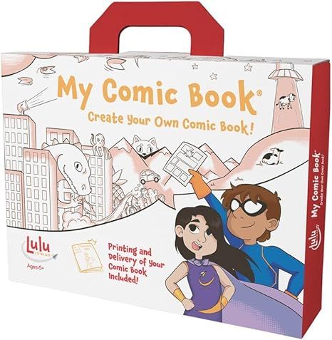 Lulu Jr. My Comic Book Making Kit, Multicolor, 6.75" x 10.25"       Send to LogieInstantly adds t... | Amazon (US)