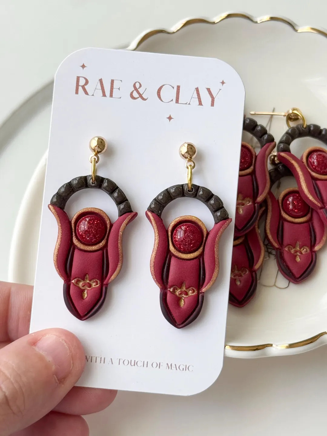 Space Queen Dangles | Star Wars Inspired Clay Earrings | Disney Earrings | Disney Parks | Star Wa... | Etsy (US)