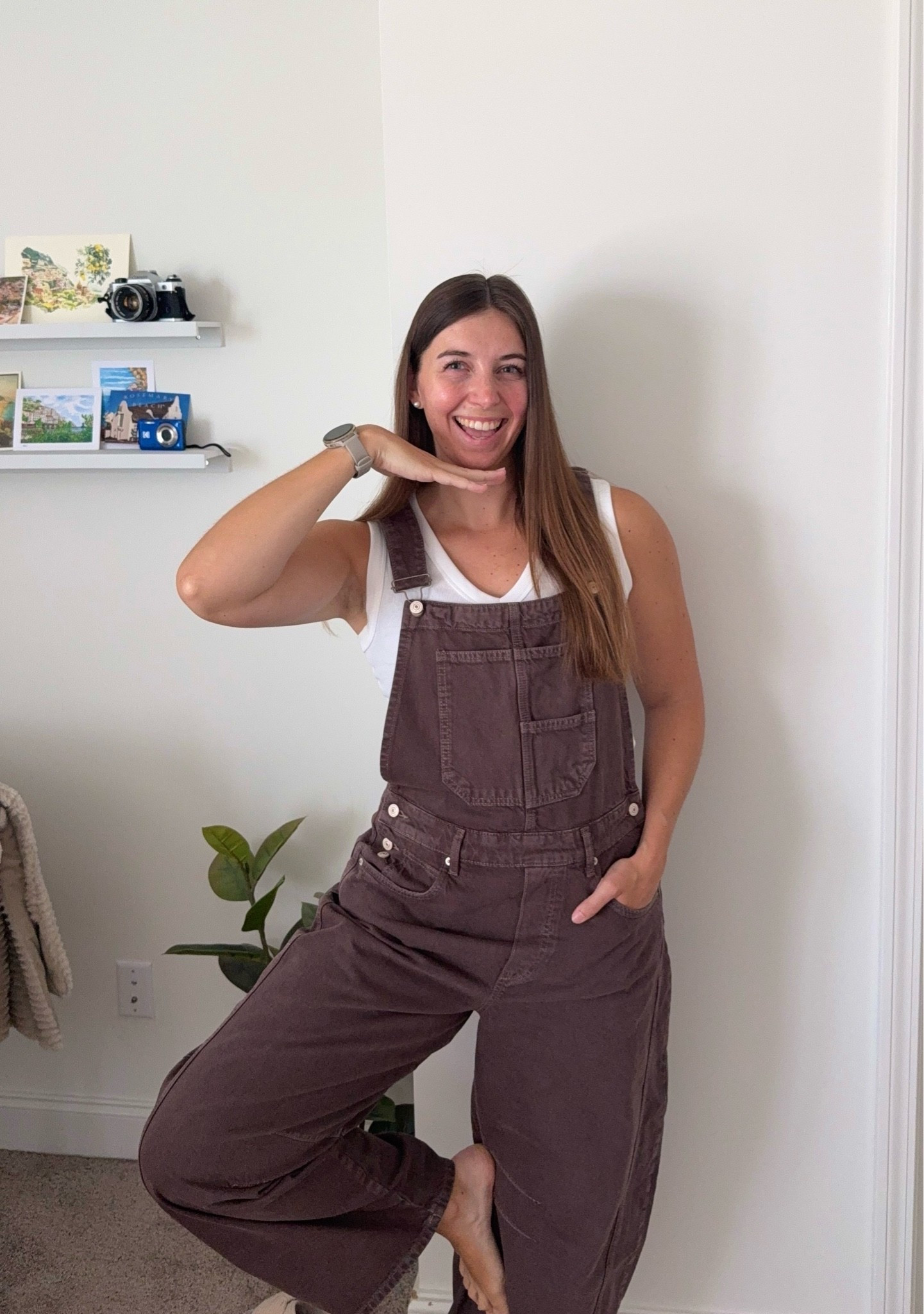 my favorite overalls for a comfy but cute work outfit!! so comfy & really great quality🤎 I’m wearing a medium but definitely could wear a small!!

#LTKootd #LTKMidsize #LTKdayinmylife