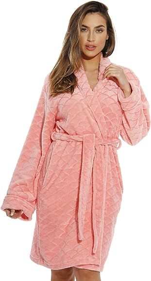 Printed Plush Robe for Women | Amazon (US)