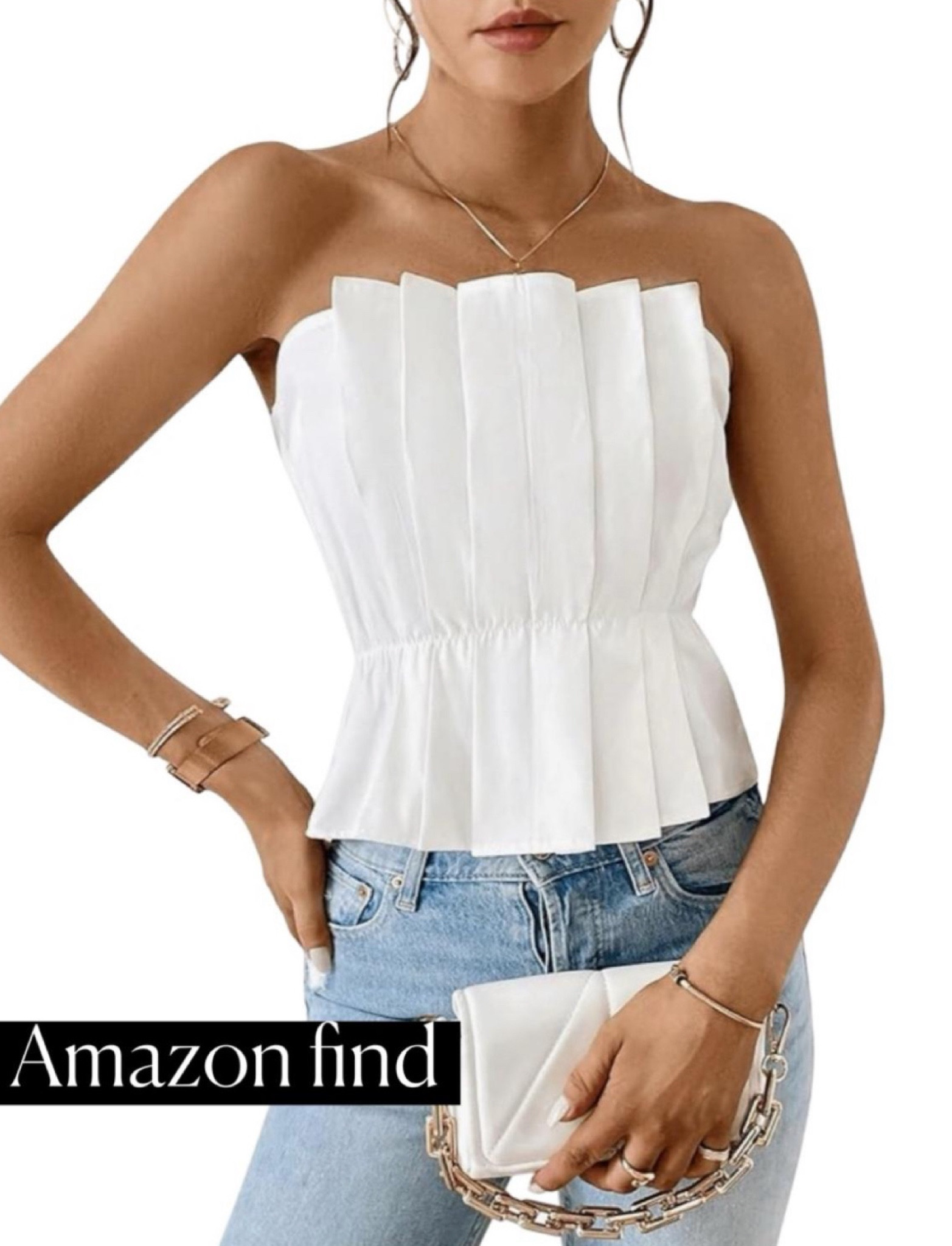Pleated top
Amazon fashion 
Amazon find
 #ltkfindsunder50      