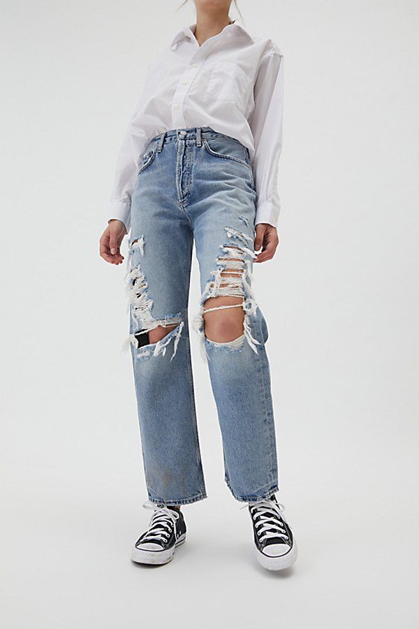 AGOLDE '90s High-Waisted Straight Leg Jean - Major | Urban Outfitters (US and RoW)