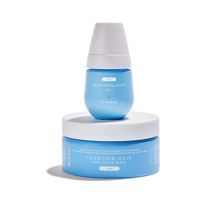 Bushbalm Ingrown Hair and Razor Bumps 2 Step Routine - Moisturize and Soothe - Nude Ingrown Hair ... | Amazon (US)