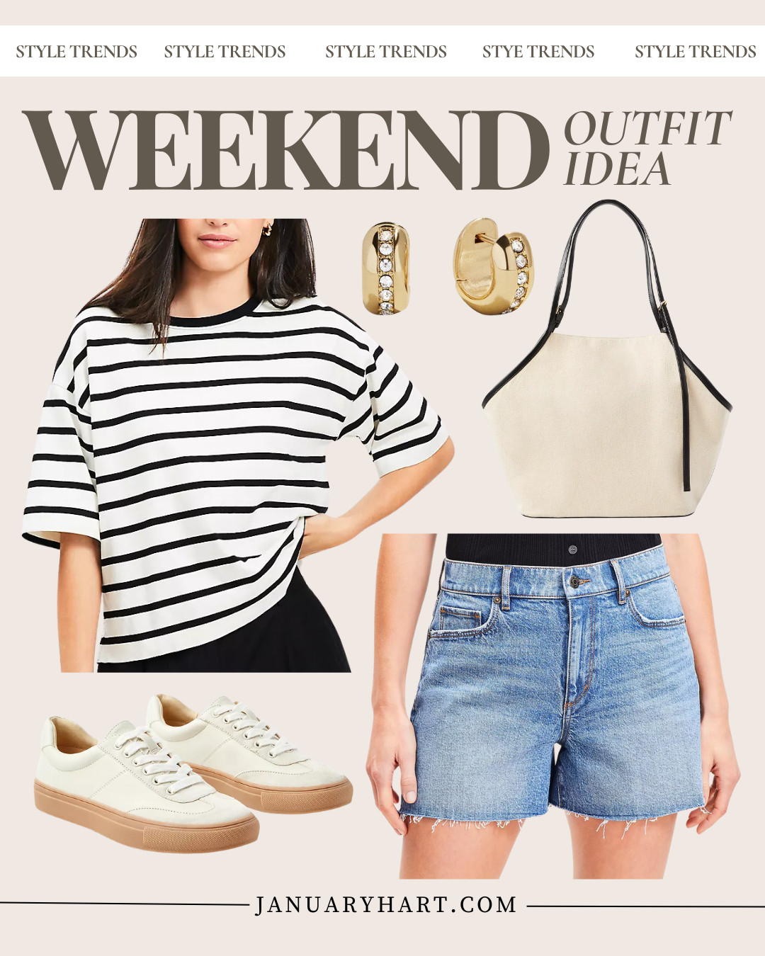 The July Lookbook

summer outfits, casual shorts outfit, denim shorts, sneakers, transition, stripe tee shirt, sporty 

 #LTKFindsUnder50 #LTKFindsUnder100 #LTKStyleTip