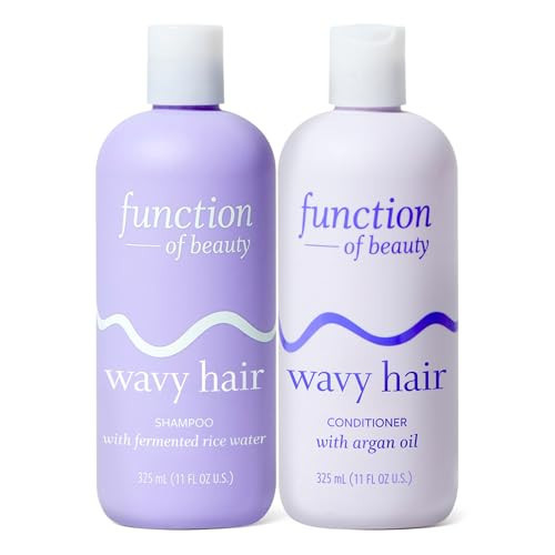 Function of Beauty Wavy Hair Shampoo & Conditioner Set - Sulfate-Free Shampoo & Conditioner Duo for Natural Wavy Texture - Lightweight, Anti-Frizz, Strengthening & Hydrating - Hair Care Products | Amazon (US)