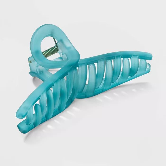 Frosted Loop Claw Clip - A New Day™ Blue | Target