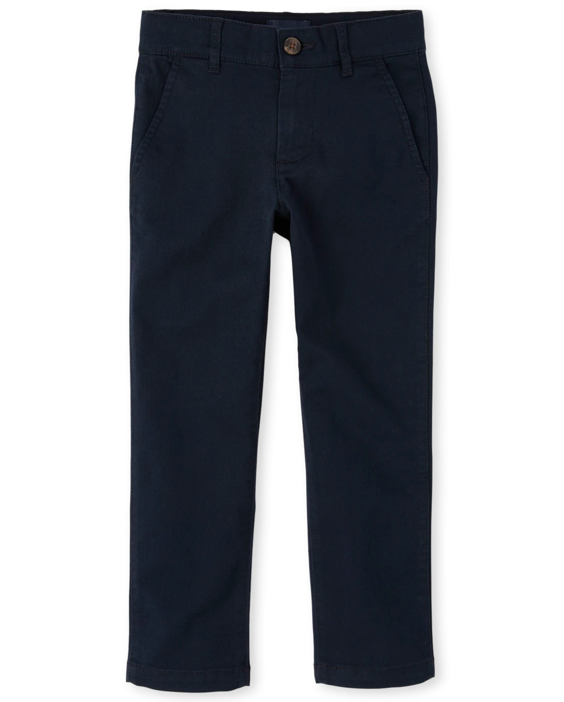 Boys Uniform Stretch Skinny Chino Pants - blue | The Children's Place