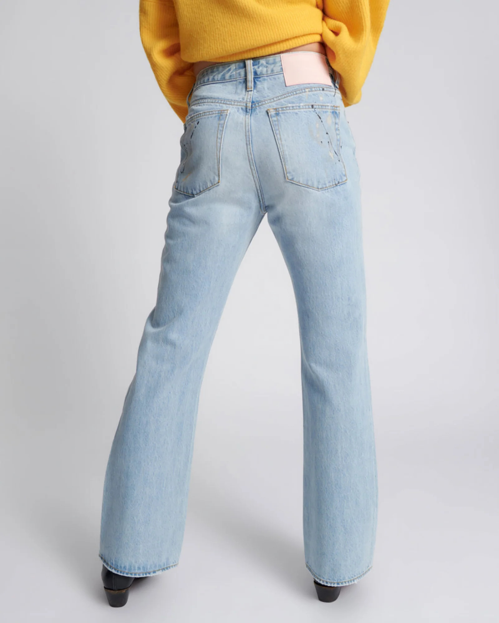 Charlie High Waist Slim Flared Denim Jeans - Fleetwood Artiste | One Teaspoon | OneTeaspoon