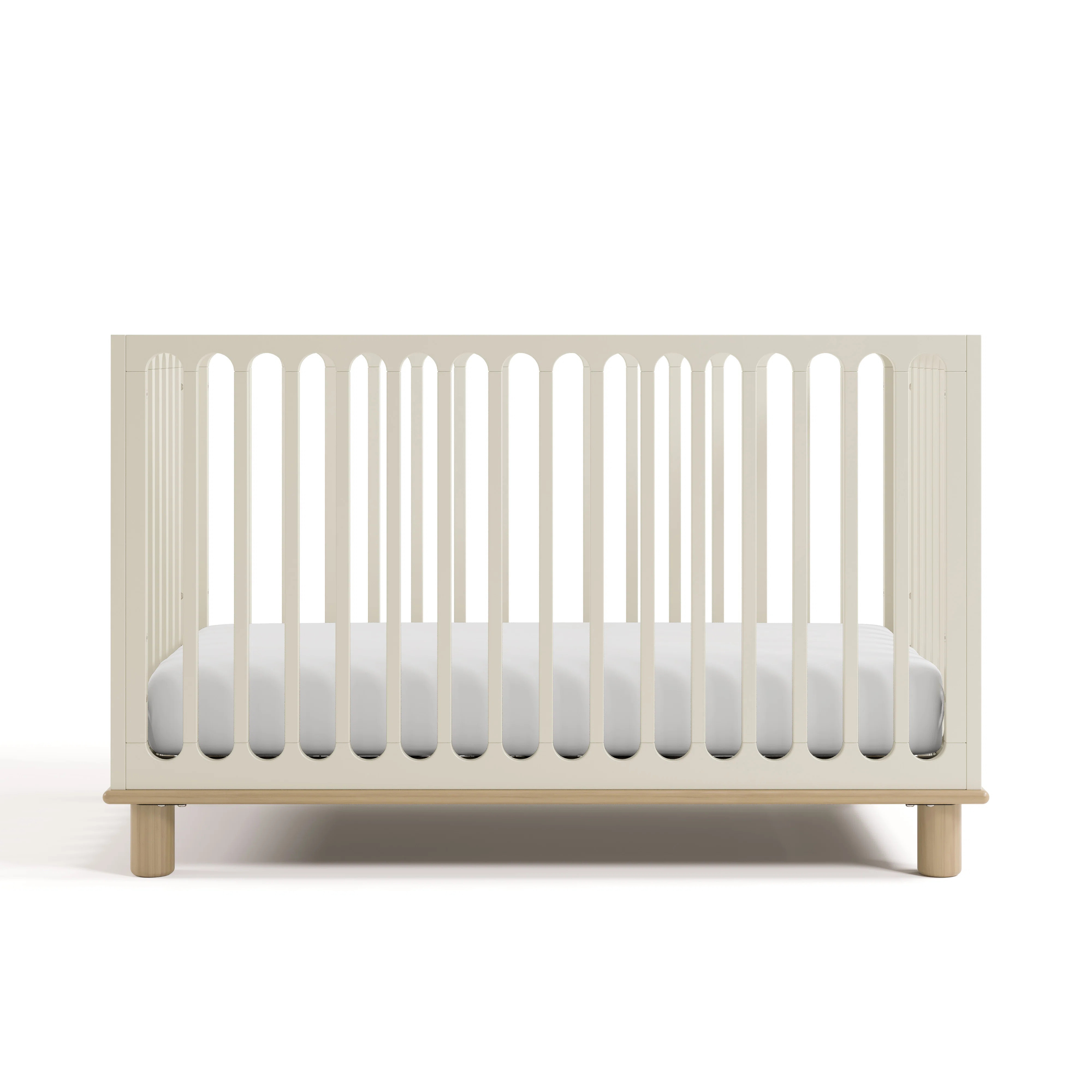 Sicily Deluxe 3-In-1 Convertible Crib With Bonus Toddler Guardrail | Wayfair North America