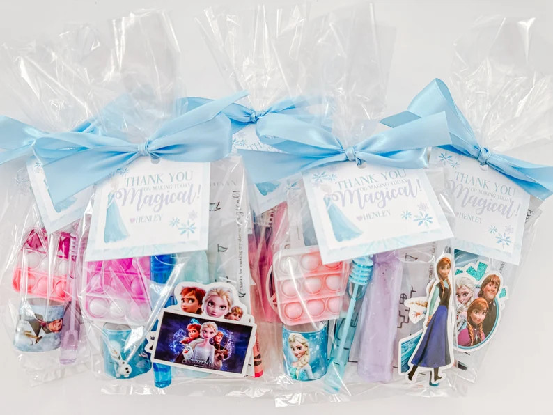Frozen Goodie Bag Party Favors, Ice Princess Goodie Bag, Custom Frozen Party Favor, Frozen Party ... | Etsy (US)
