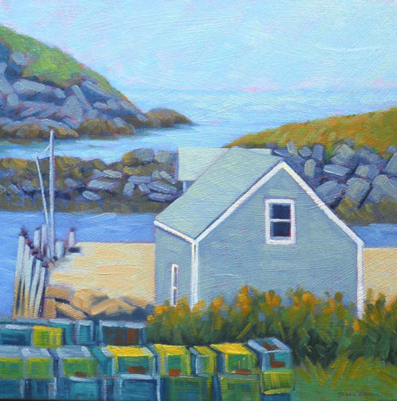 Art. Oil Painting. Landscape. Maine Art. Monhegan. Maine painting. Original art. Landscape painti... | Etsy (US)