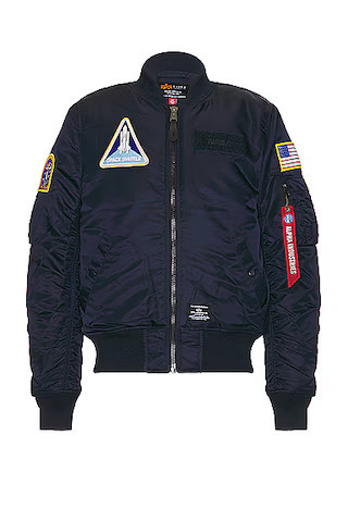 ALPHA INDUSTRIES NASA MA-1 Bomber in Navy | FWRD 