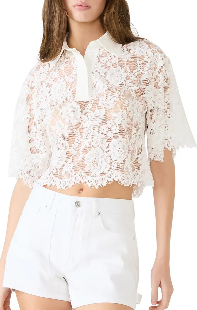 Monette Floral Lace Layering Top | Nordstrom
