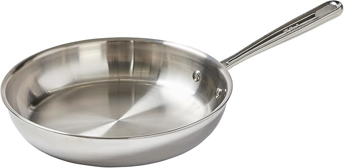T-fal Pro Tri-Ply Stainless Steel Fry Pan 10 Inch, Induction Compatible, Oven Safe 500F, Fast & E... | Amazon (US)