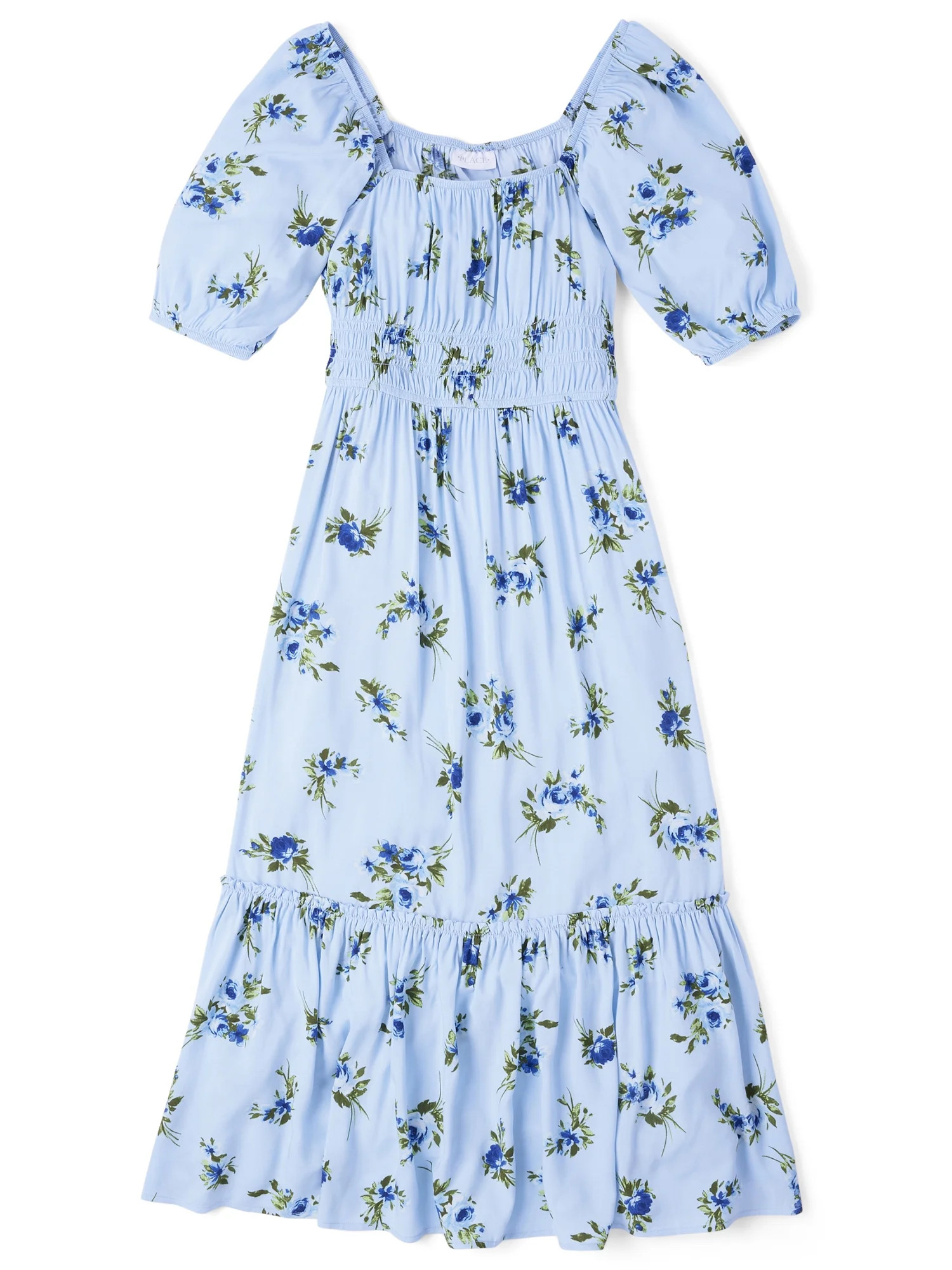 The Children's Place Mommy and Me Floral Ruffle Dress, Sizes XS-XXL - Walmart.com | Walmart (US)