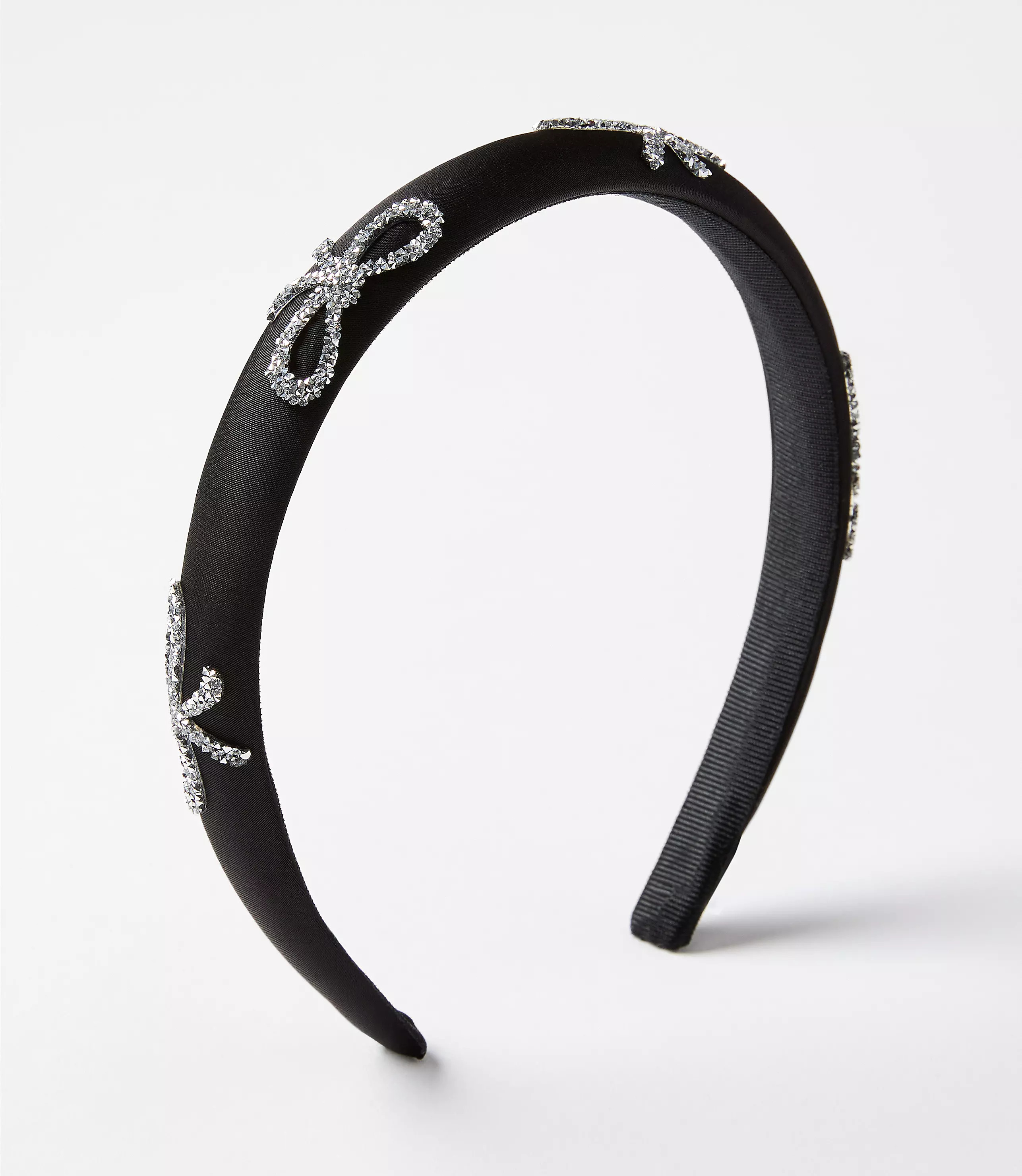 Crystal Bow Puff Headband | LOFT