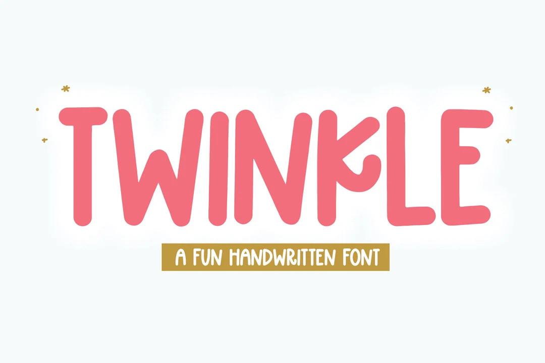Twinkle Font - Quirky Handwritten Font, Cricut Font, Tall Font, Procreate Font, Cute Font, Fonts ... | Etsy (US)