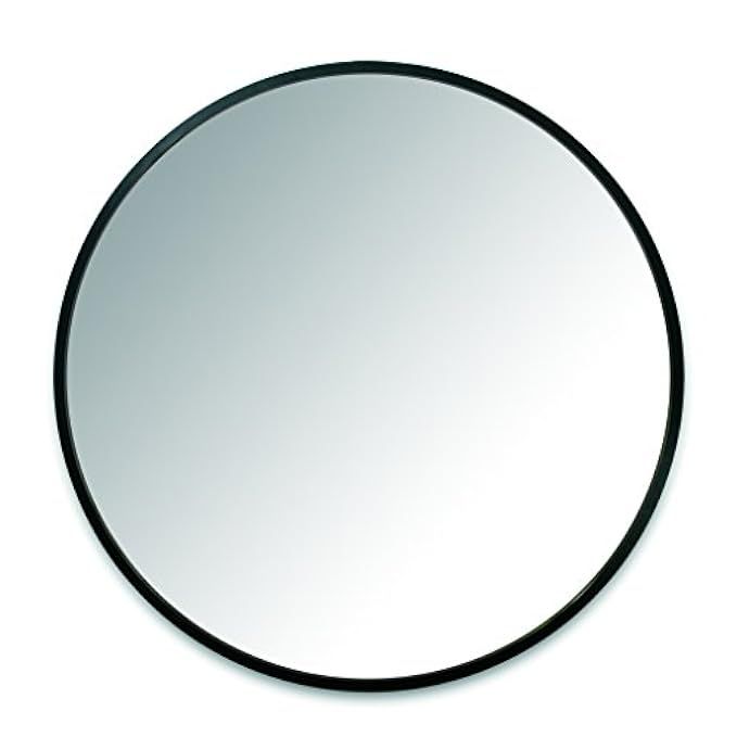 Umbra Hub Wall Mirror With Rubber Frame - 37-Inch Round Wall Mirror for Entryways, Washrooms, Living | Amazon (US)