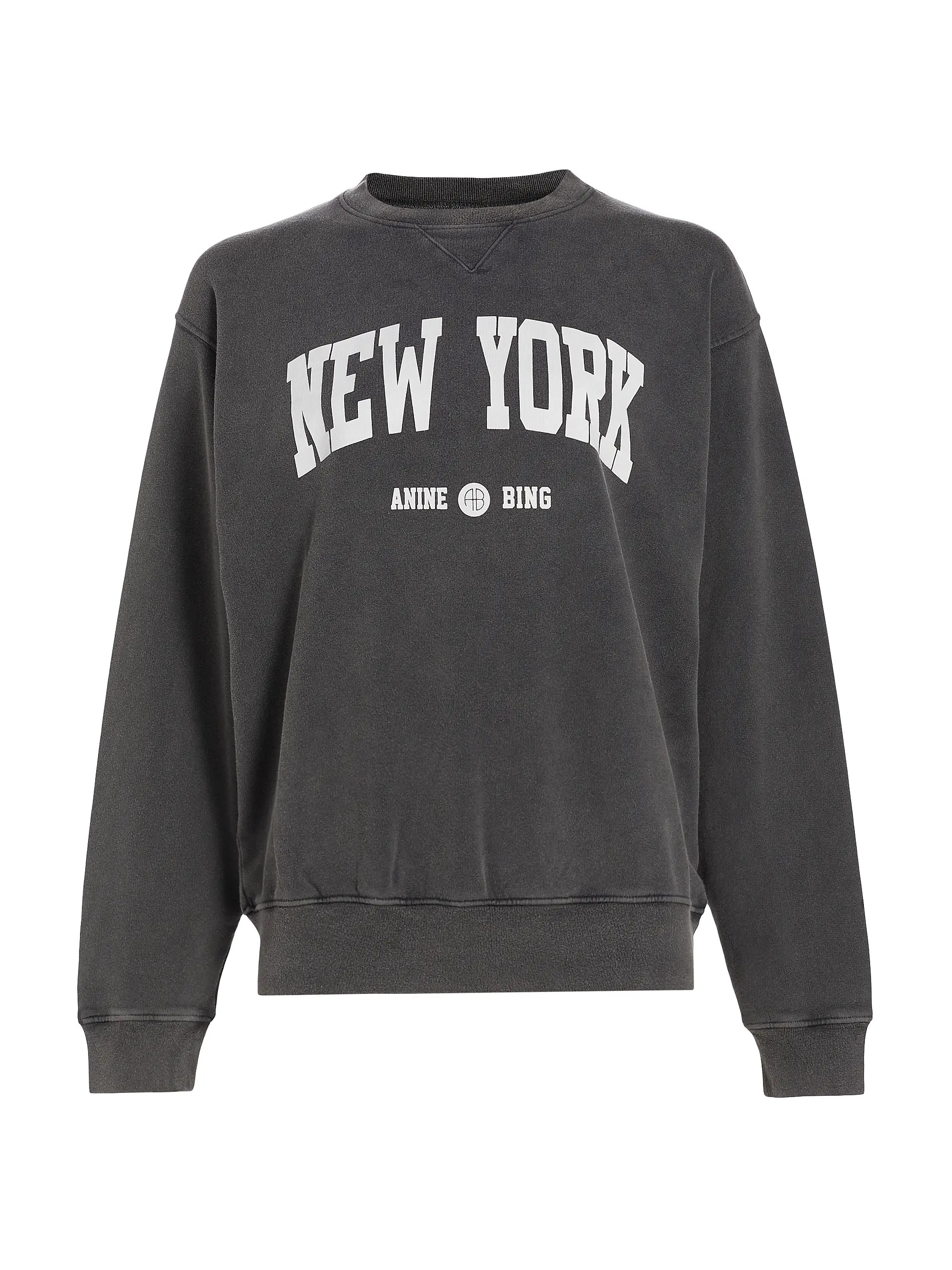 Shop Anine Bing Ramona University Printed Sweatshirt | Saks Fifth Avenue | Saks Fifth Avenue