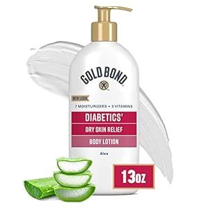 Gold Bond Diabetics' Dry Skin Relief Body Lotion, 13 oz., With Aloe to Moisturize & Soothe | Amazon (US)