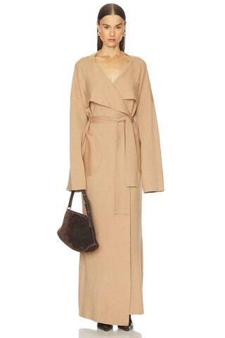 SNDYS Tia Maxi Cardigan in Camel from Revolve.com | Revolve Clothing (Global)