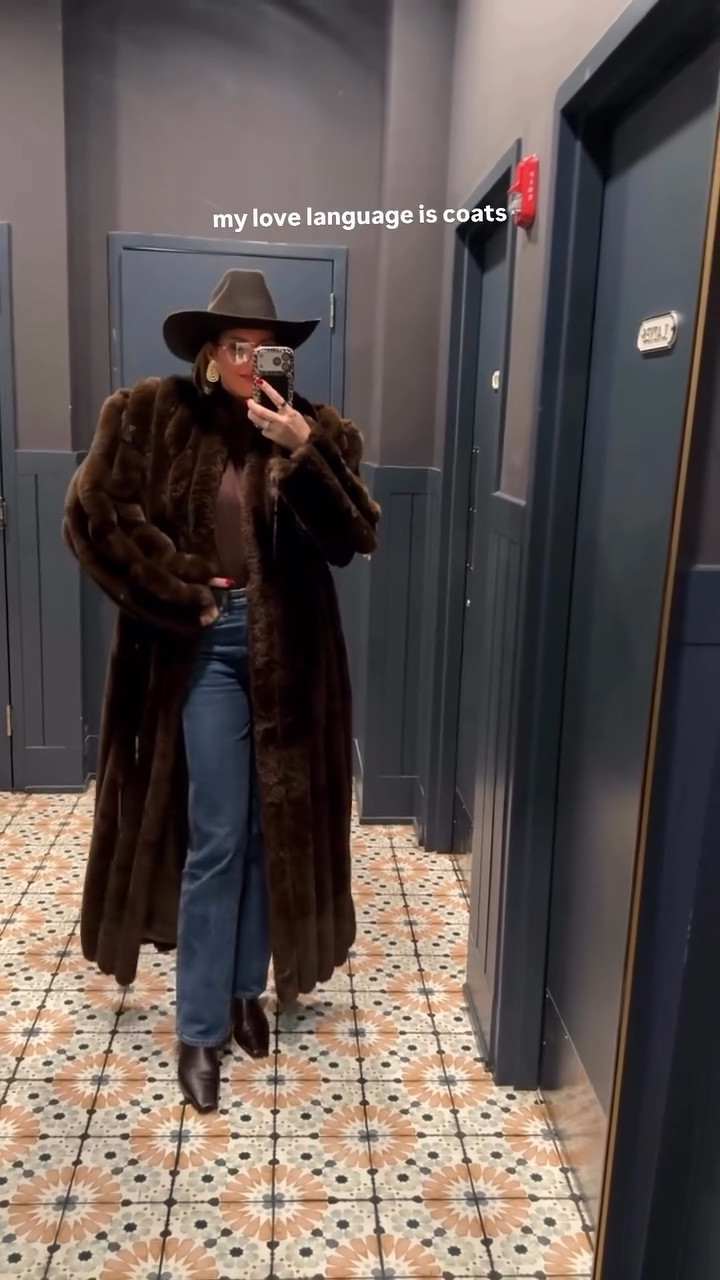 Wearing a s/m in the coat. Jeans and boots run tts. Earrings are from tame New York 

#LTKOver40 #LTKHoliday #LTKdayinmylife