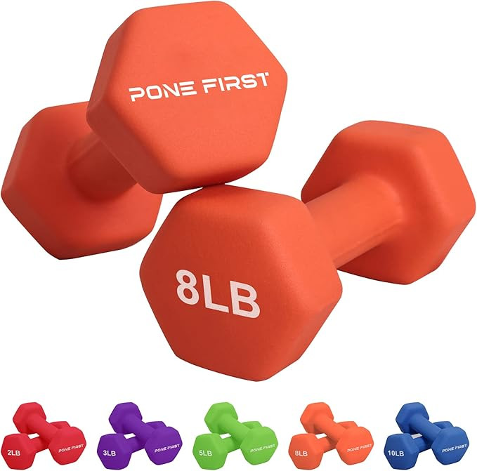 Dumbbell Hand Weight Pairs – Neoprene Dumbbell Exercise & Fitness For Home Gym Equipment and Ad... | Amazon (US)