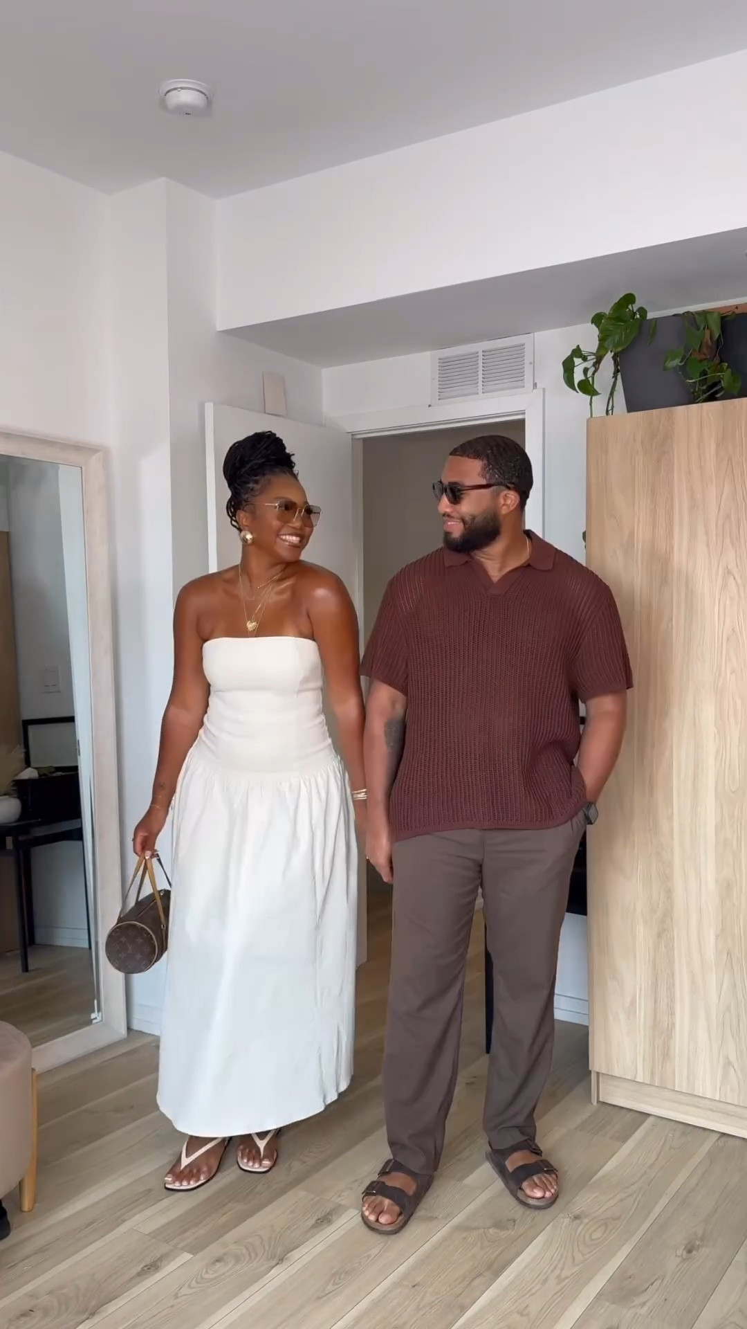 Loveeee these looks 🥹😍 I am 5’9 • 200 lbs wearing a medium in the dress (and it’s on sale!!)! Husband’s outfit is linked as well and he wears an XL in tops!

#LTKootd #LTKgrwm #LTKTall