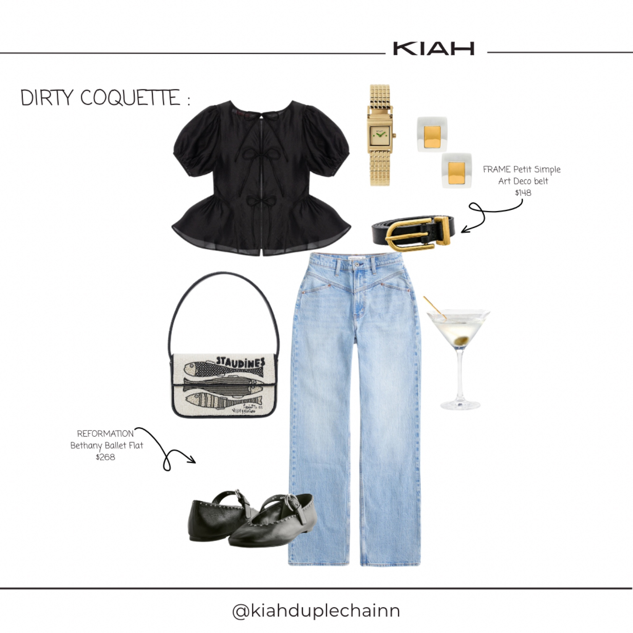 Date Night out with the girls and dirty Martinis! Where bows meet classic casual cocktail! 

#LTKstyletip #LTKSeasonal #LTKparties