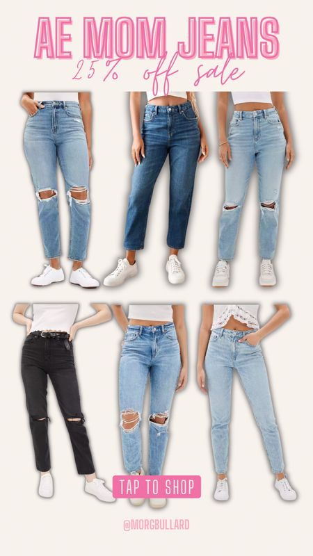 AE Jeans | Mom Jeans | American Eagle Jeans | American Eagle Sale | AE Sale 

#LTKunder50 #LTKsalealert #LTKstyletip