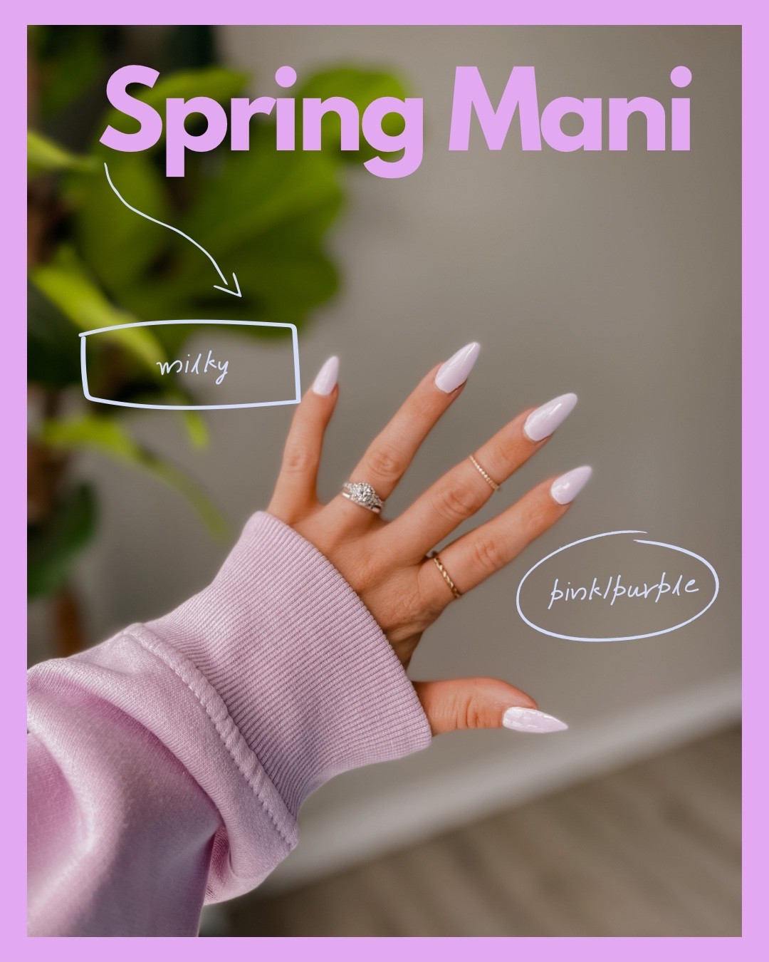 Spring Mani 🦄

Morphed Unicorn — a dreamy milky pink with the softest purple undertones! 

Clean, glossy, and just enough color to feel fresh for spring.
Swipe for the details →

#LTKselfcare