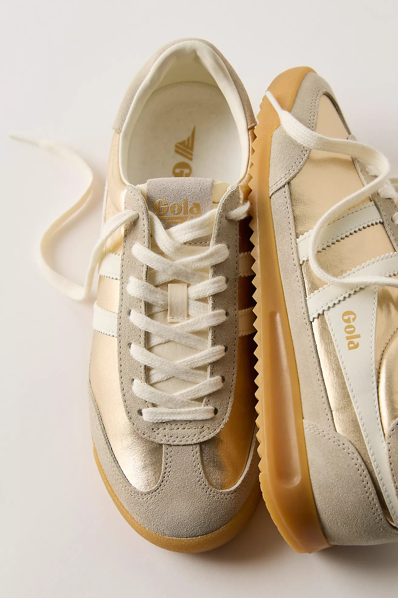 Gola Firefly Metallic Sneakers | Free People (Global - UK&FR Excluded)