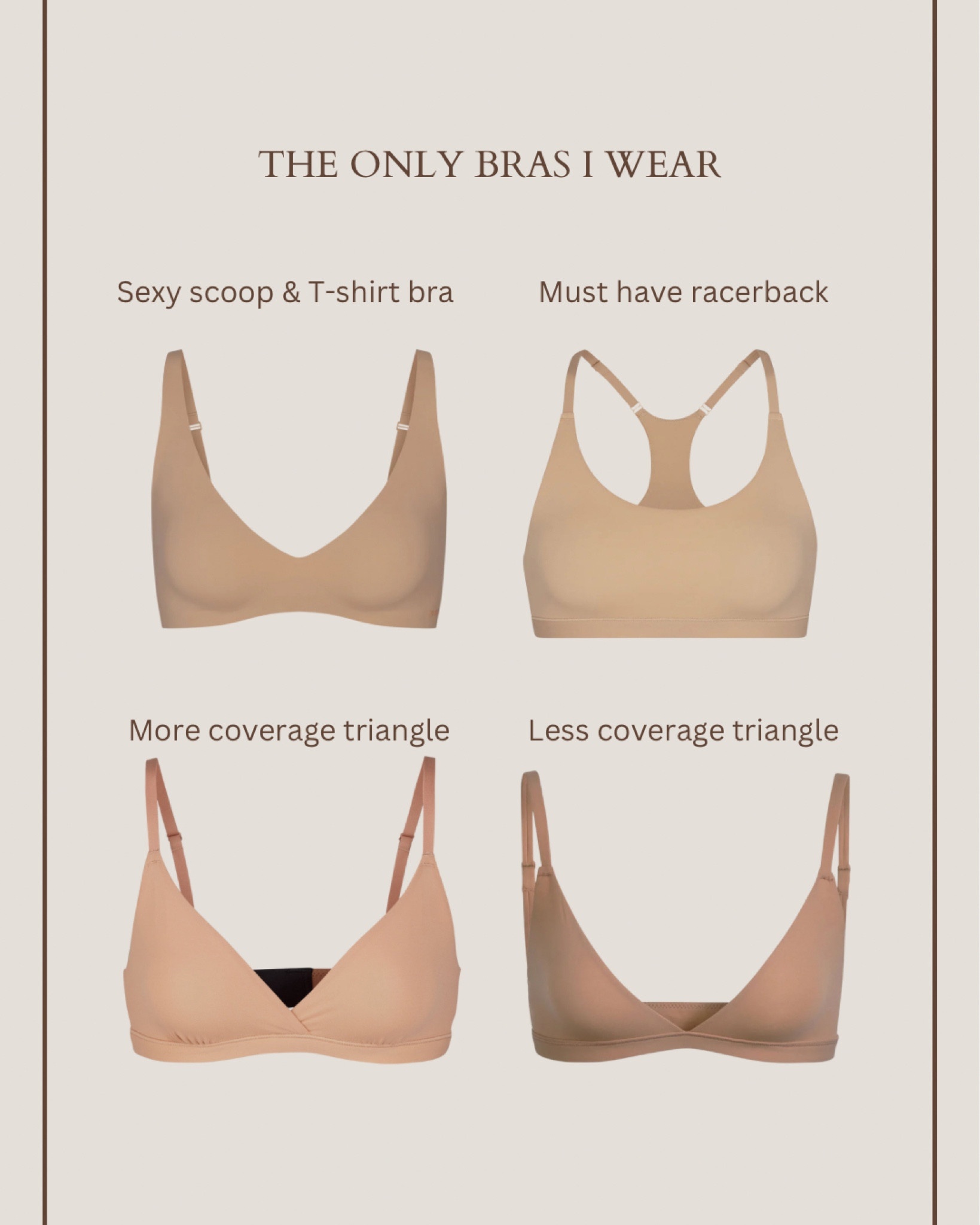 The best everyday bras. 

#LTKstyletip