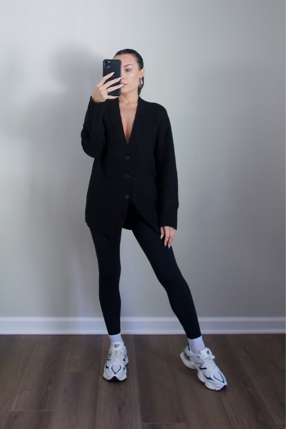 top: xs
leggings: xs
shoes: size down half a size

new balance 9060 casual outfit inspo 

#LTKshoecrush #LTKstyletip #LTKSeasonal