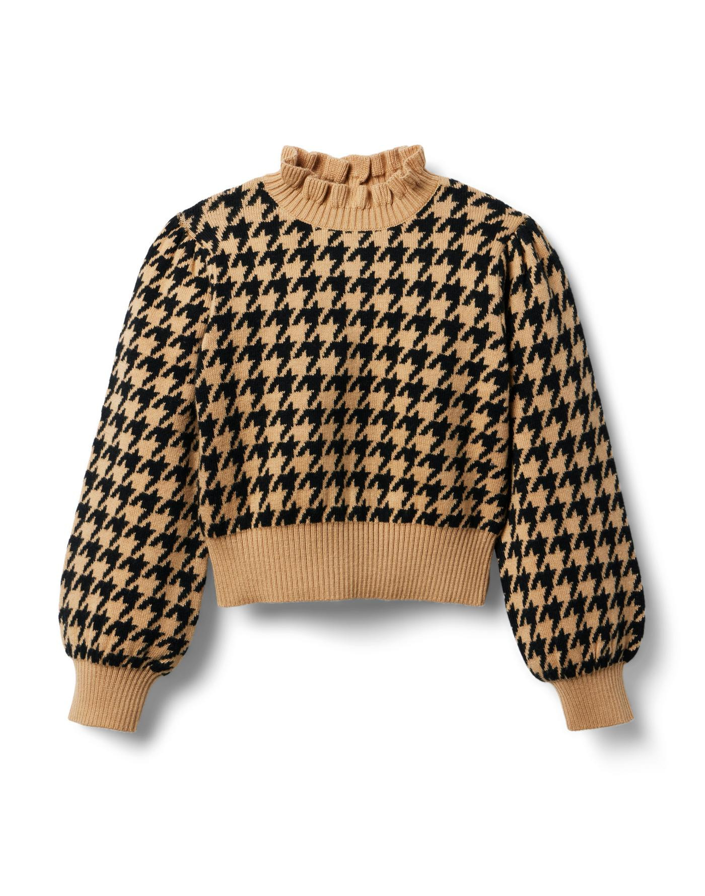 Houndstooth Cropped Sweater | Janie and Jack