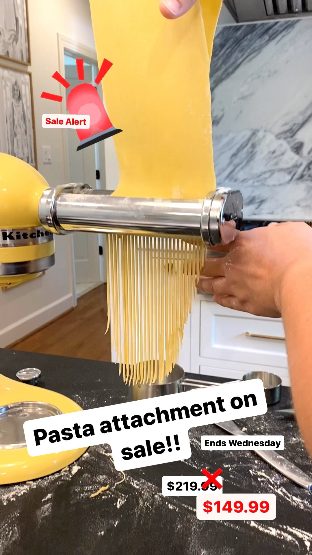 Pasta attachment on sale 🙌🏼

#LTKVideo #LTKhome #LTKsalealert