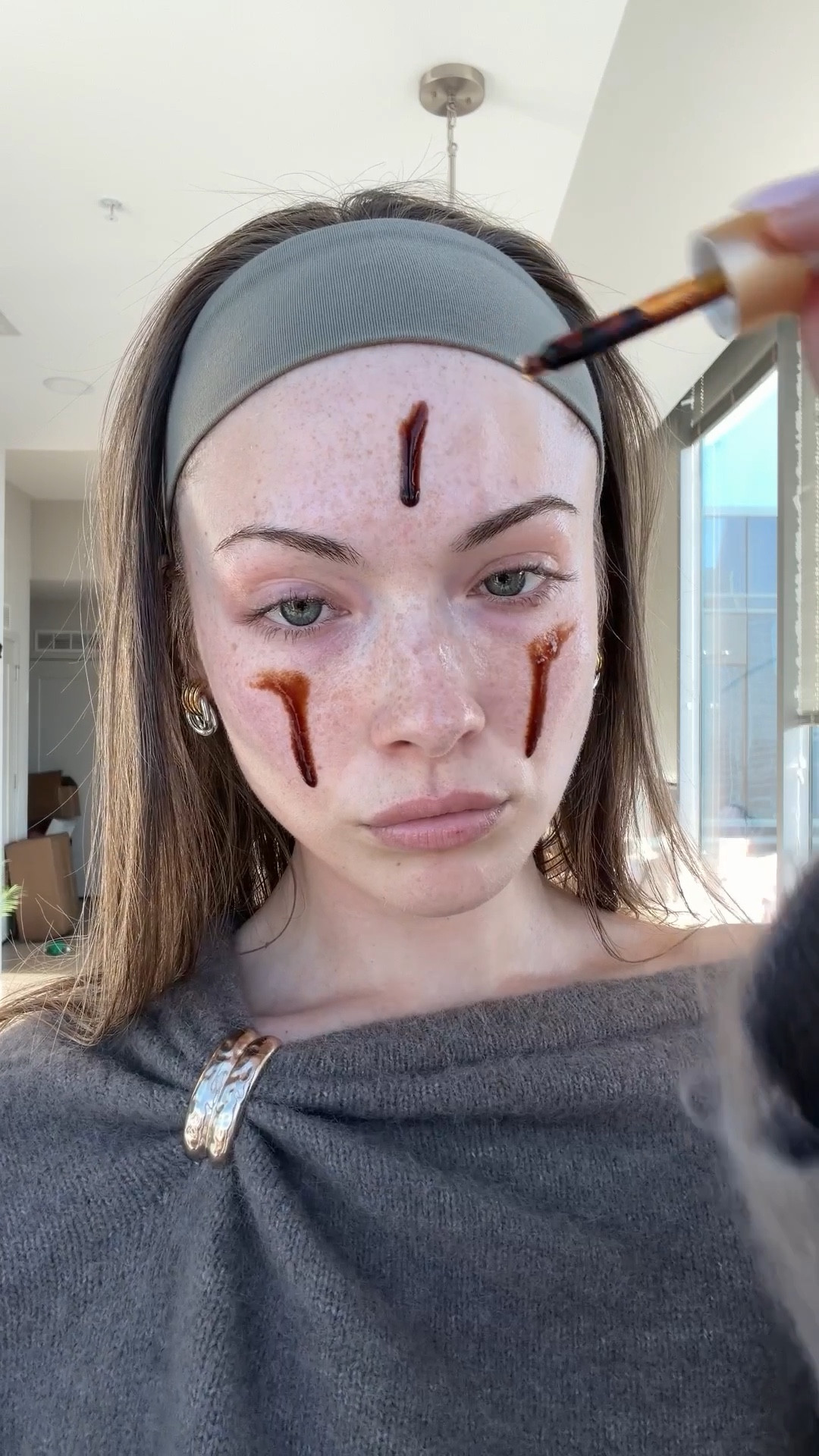 pale girl makeup ❄️🫧🩵